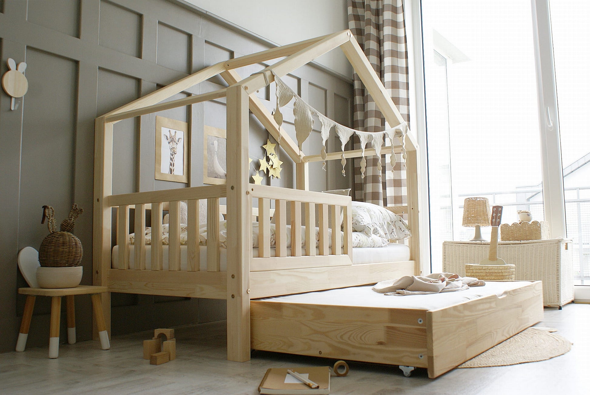 Παιδικό Κρεβάτι Σπιτάκι I Housebed Plus - 10% Έκπτωση Στο Στρώμα - HEBE KIDS HOME
