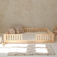 Κρεβάτι Basic Love Duo 140x190cm Φυσικό Ξύλο - HEBE KIDS HOME