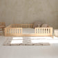 Κρεβάτι Basic Love Duo 140x190cm Φυσικό Ξύλο - HEBE KIDS HOME