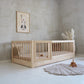 Κρεβάτι με Πορτάκι και Υψηλά Κάγκελα Bambi Round - HEBE KIDS HOME