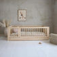 Κρεβάτι με Πορτάκι και Υψηλά Κάγκελα Bambi Round - HEBE KIDS HOME