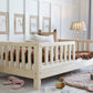 Παιδικό Κρεβάτι Basic Love Φυσικό Ξύλο 190x90cm 10cm Ποδαράκι - HEBE KIDS HOME