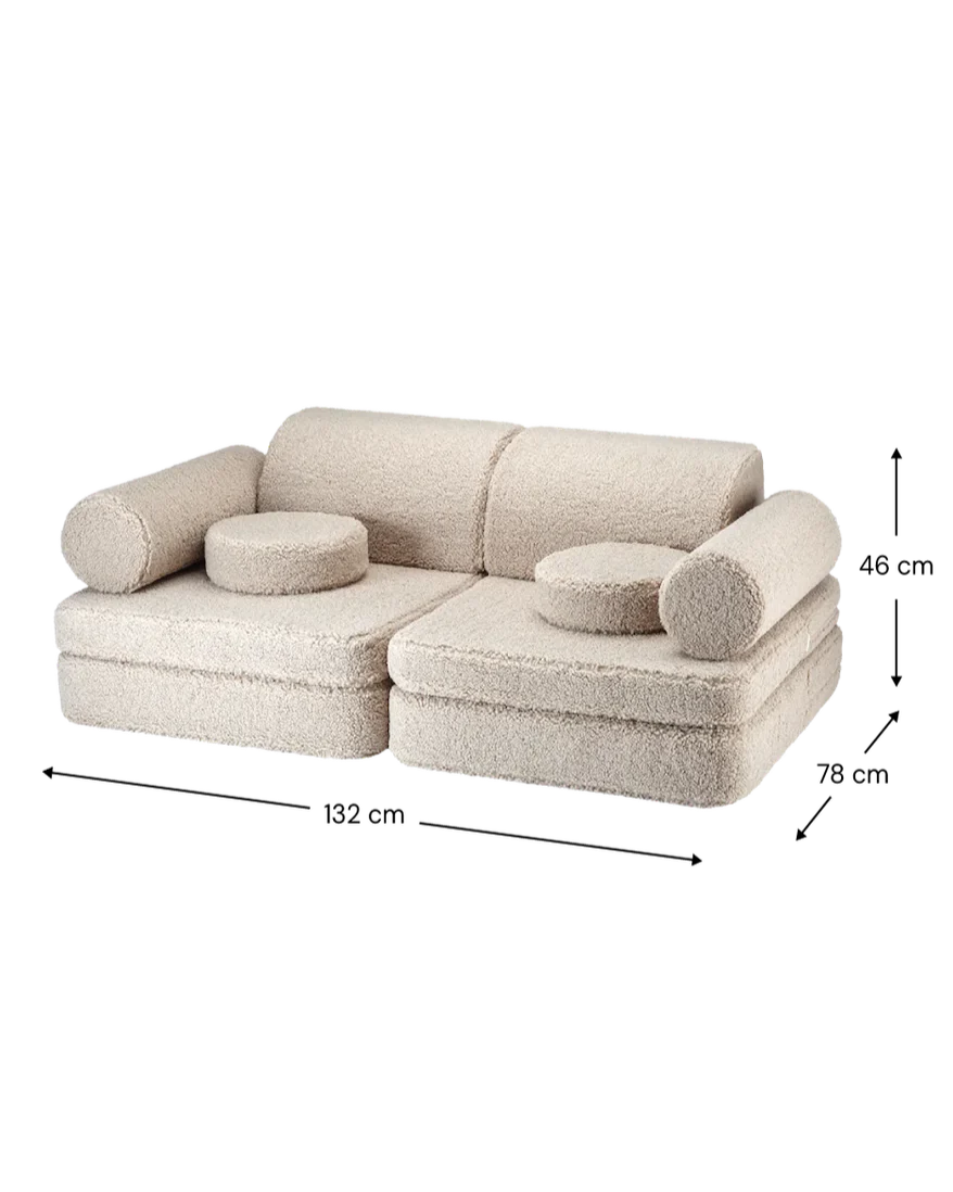 Wigiwama Settee children's sofa size guide