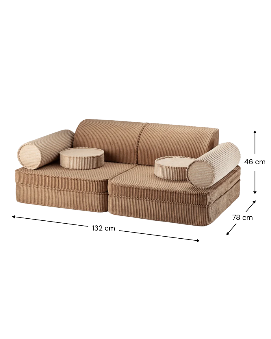 Wigiwama Settee children's sofa size guide