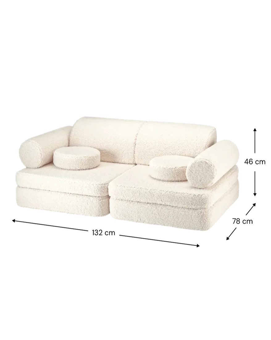 Wigiwama Settee children's sofa size guide