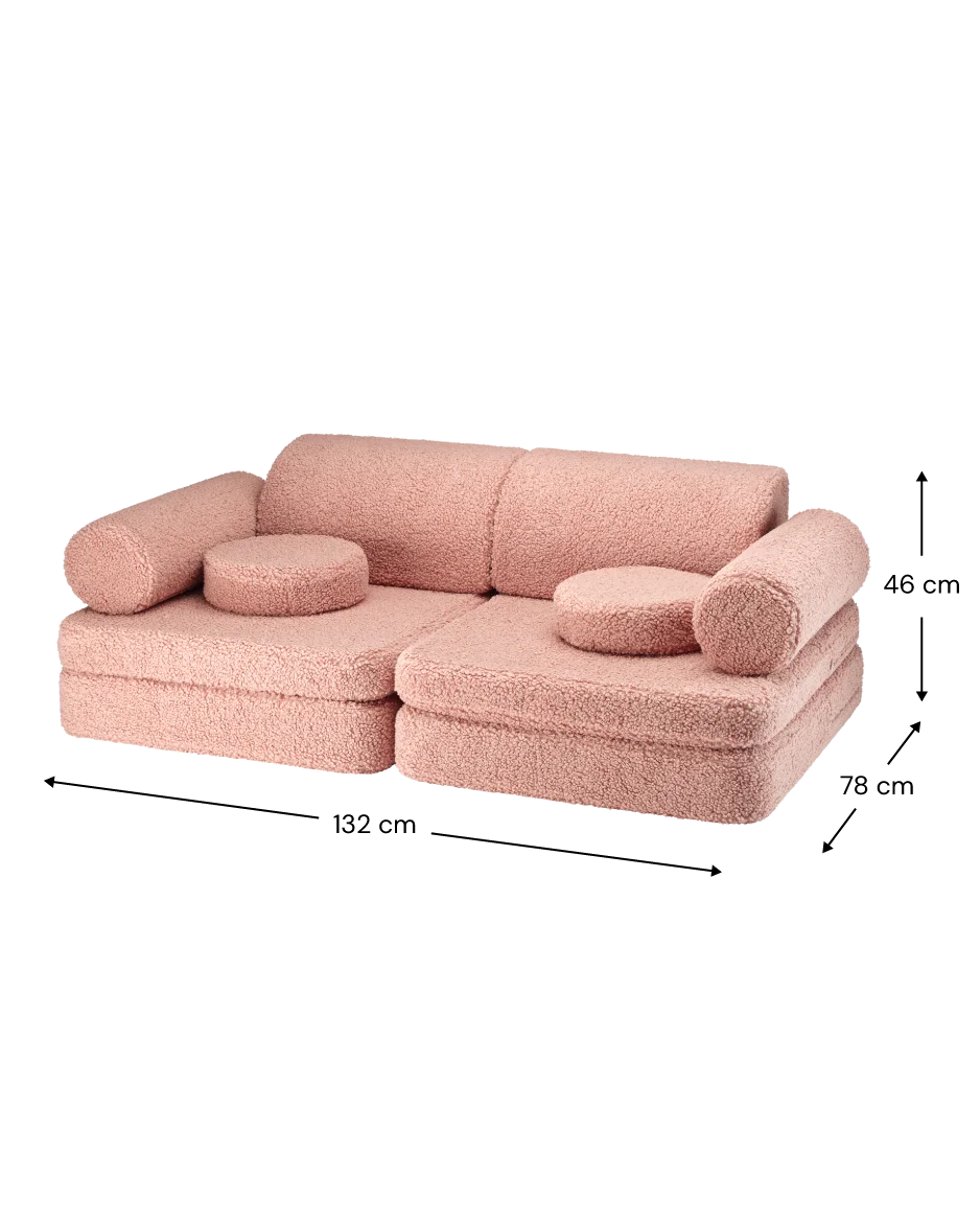 Wigiwama Settee children's sofa size guide