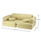 Wigiwama Settee children's sofa size guide