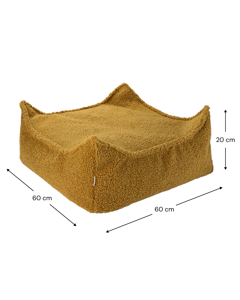 Wigiwama square ottoman size guide