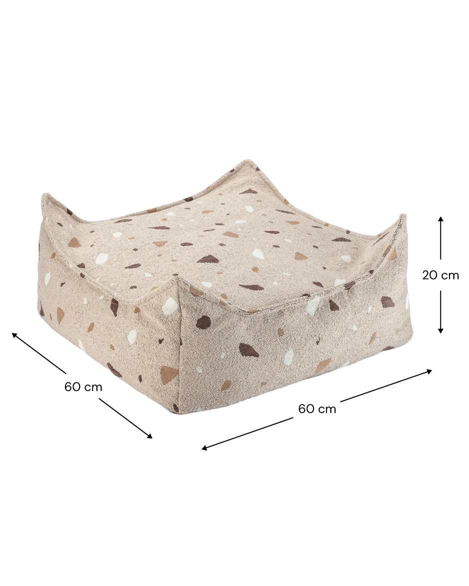 Wigiwama square ottoman size guide